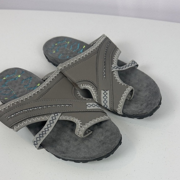 Orthopedic Sandals with Arch Support Comfort Adjustable Toe Ring Buckle Size 8 - Picture 3 of 9